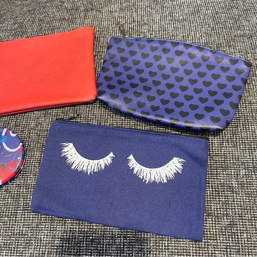 Makeup Pouch And Compact Mirror Bundle - image 4